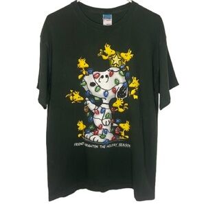 Vintage Peanuts Snoopy Holiday T shirt